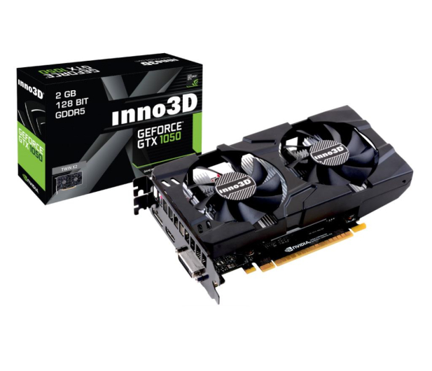 INNO3D GeForce GTX 1050 TWIN X2 2GB GDDR5 - 392361 - zdjęcie